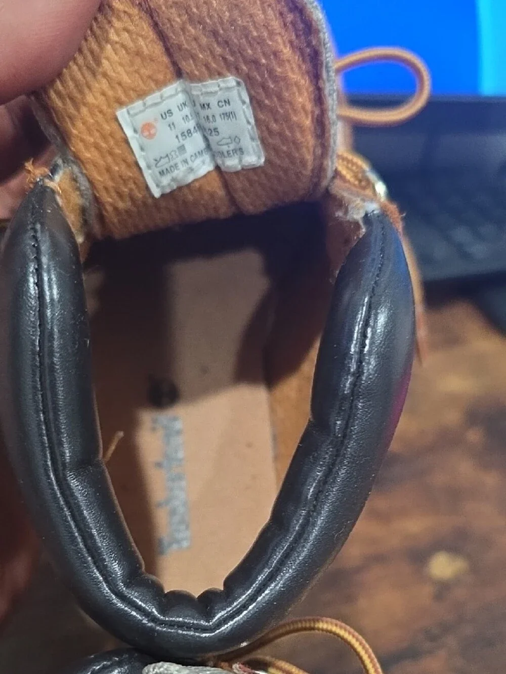 Timberland Kids Tan and Beige Leather Hiking Boots